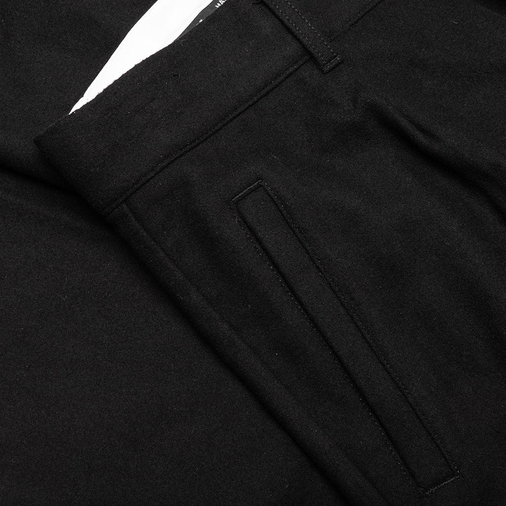 Suiting Pleated Trousers - Black - Image 4