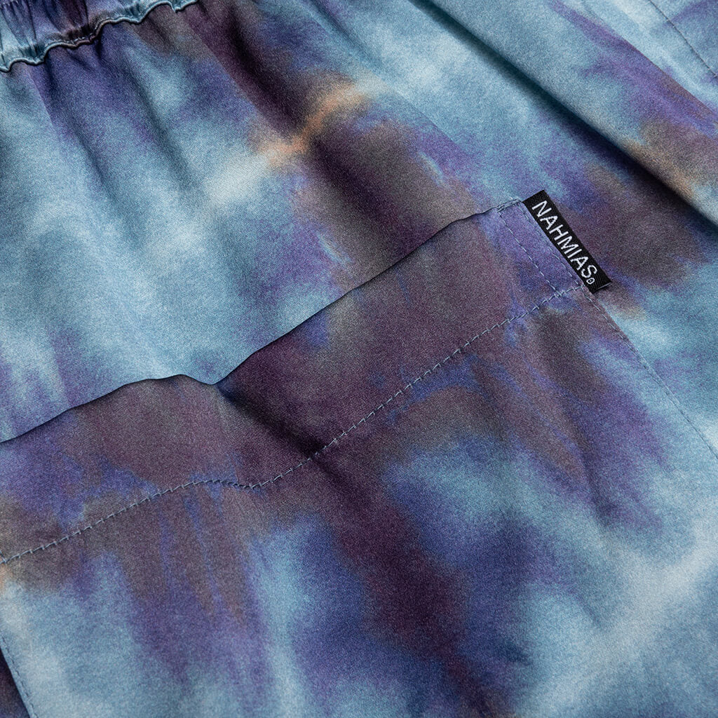 Tye Dye Silk Shorts - Tye Dye - Image 4