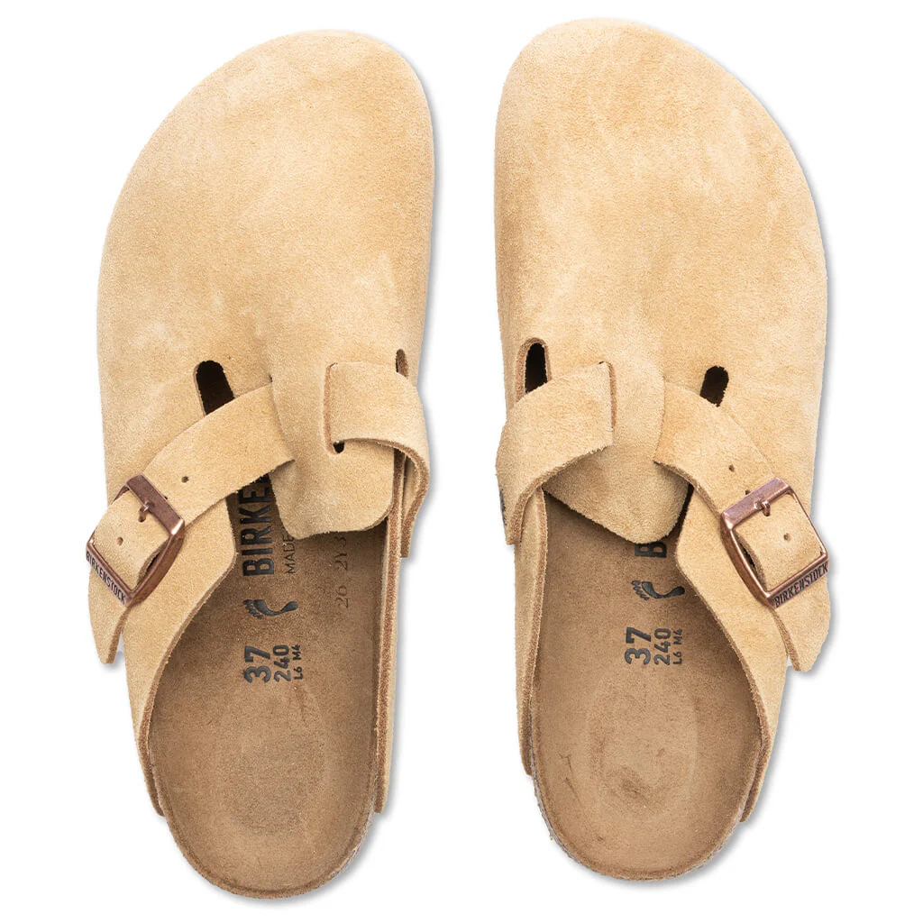 Narrow Boston Suede - Latte Cream - Image 4