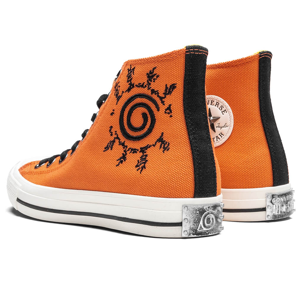 Converse x Naruto Chuck Taylor All Star Hi - Egret/Pale Magma/Black - Image 3