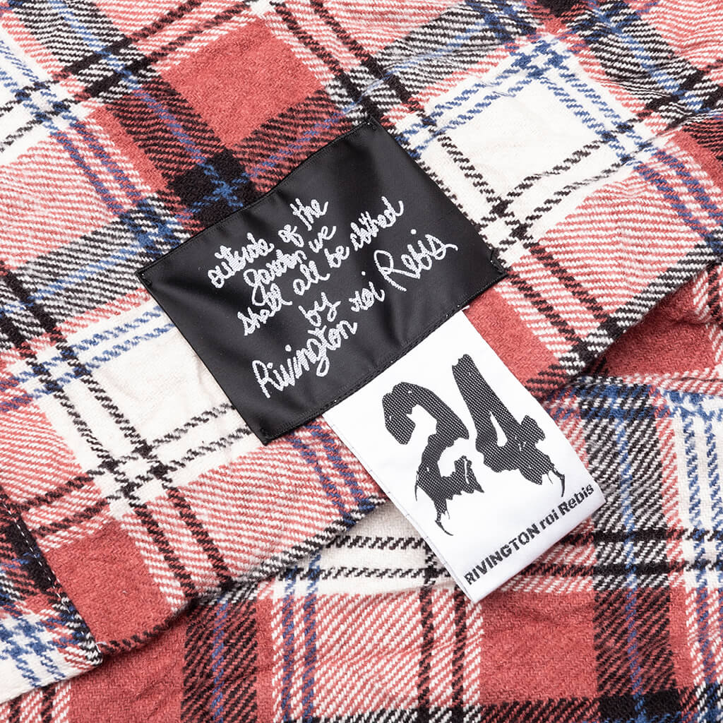 Nazarene Shirt - Red Plaid - Image 4