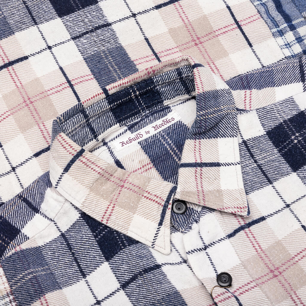 7 Cuts Wide Flannel Shirt - Assorted - Image 3