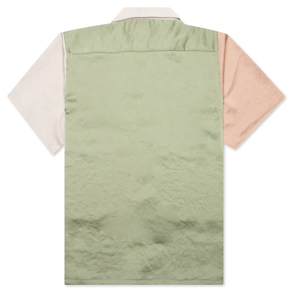Classic Poly Sateen Multi Color S/S Shirt - Light Tone - Image 2
