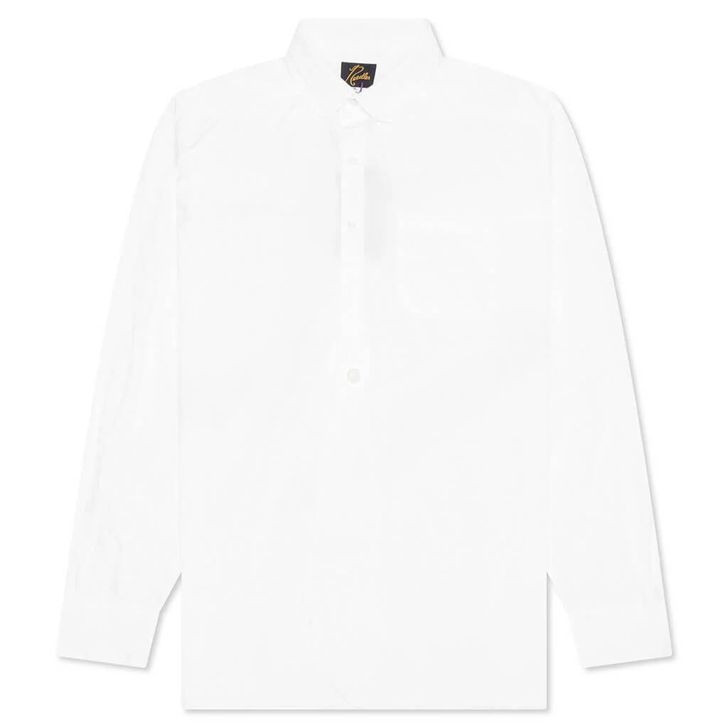 Double Round Collar Shirt - Off White