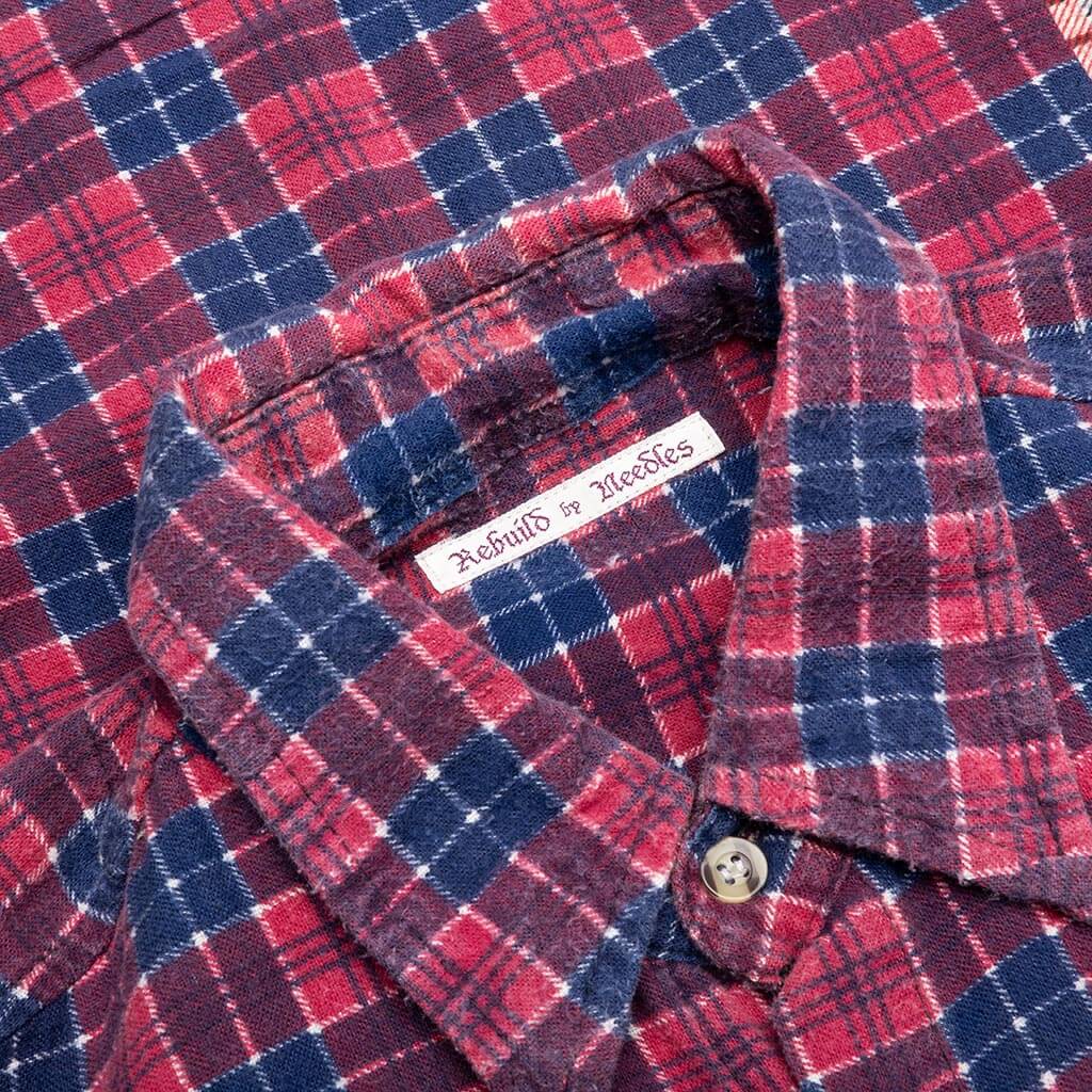 Flannel Shirt 7 Cuts Wide Shirt - Assorted - Image 3