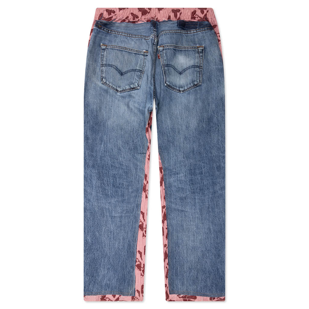 Jean Pant Covered Pant - Pink - Image 2