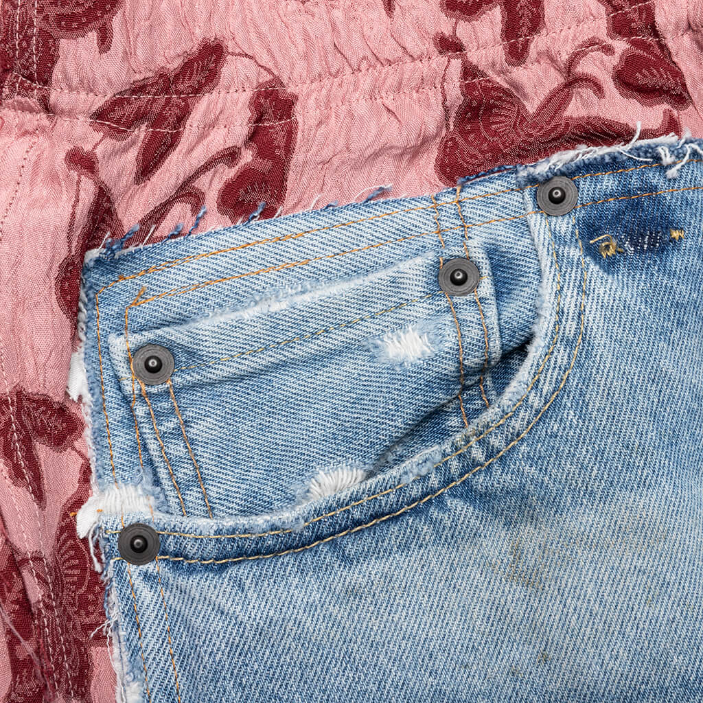 Jean Pant Covered Pant - Pink - Image 4