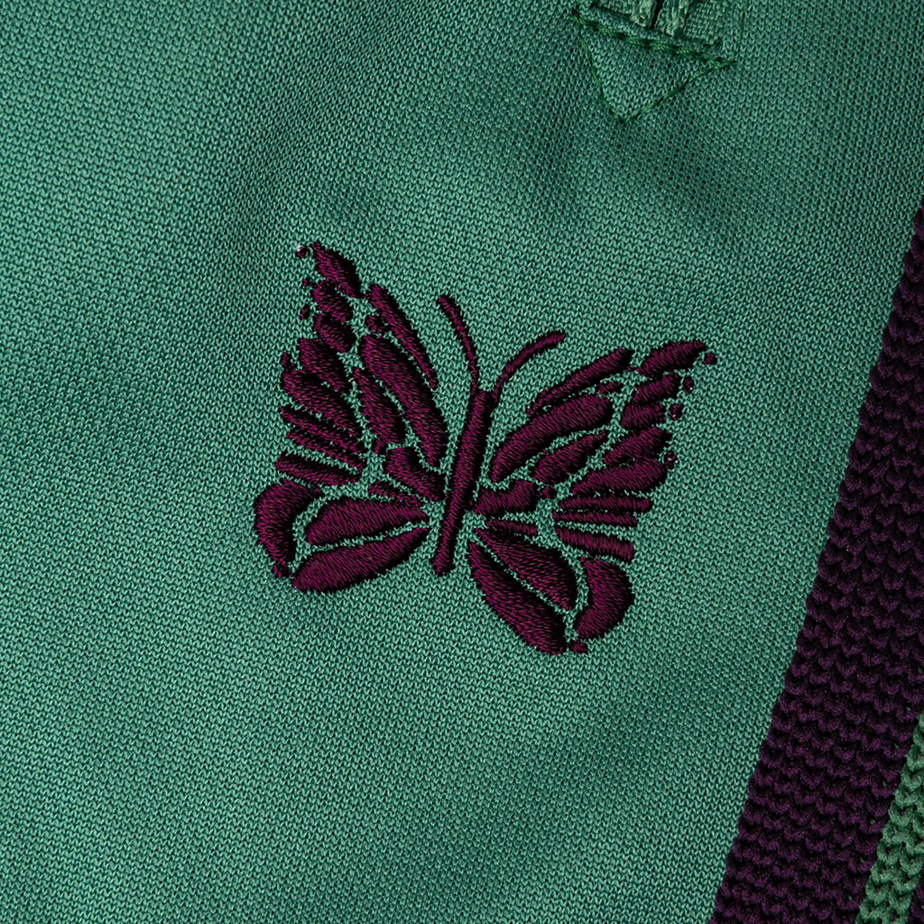 Narrow Track Pant Poly Smooth - Emerald - Image 3