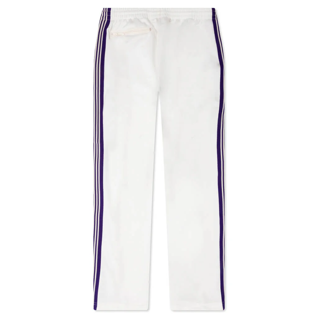Narrow Track Pant Poly Smooth - Ice White - Image 2
