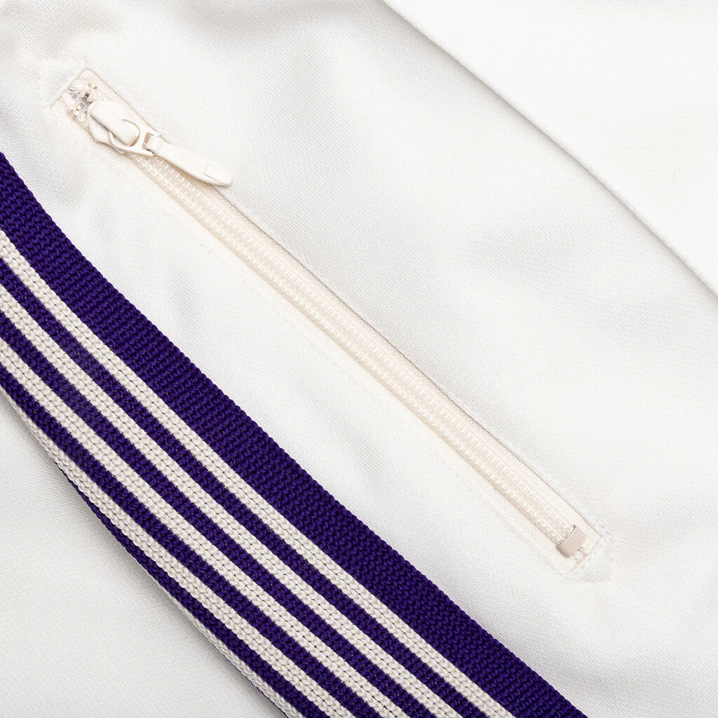 Narrow Track Pant Poly Smooth - Ice White - Image 4