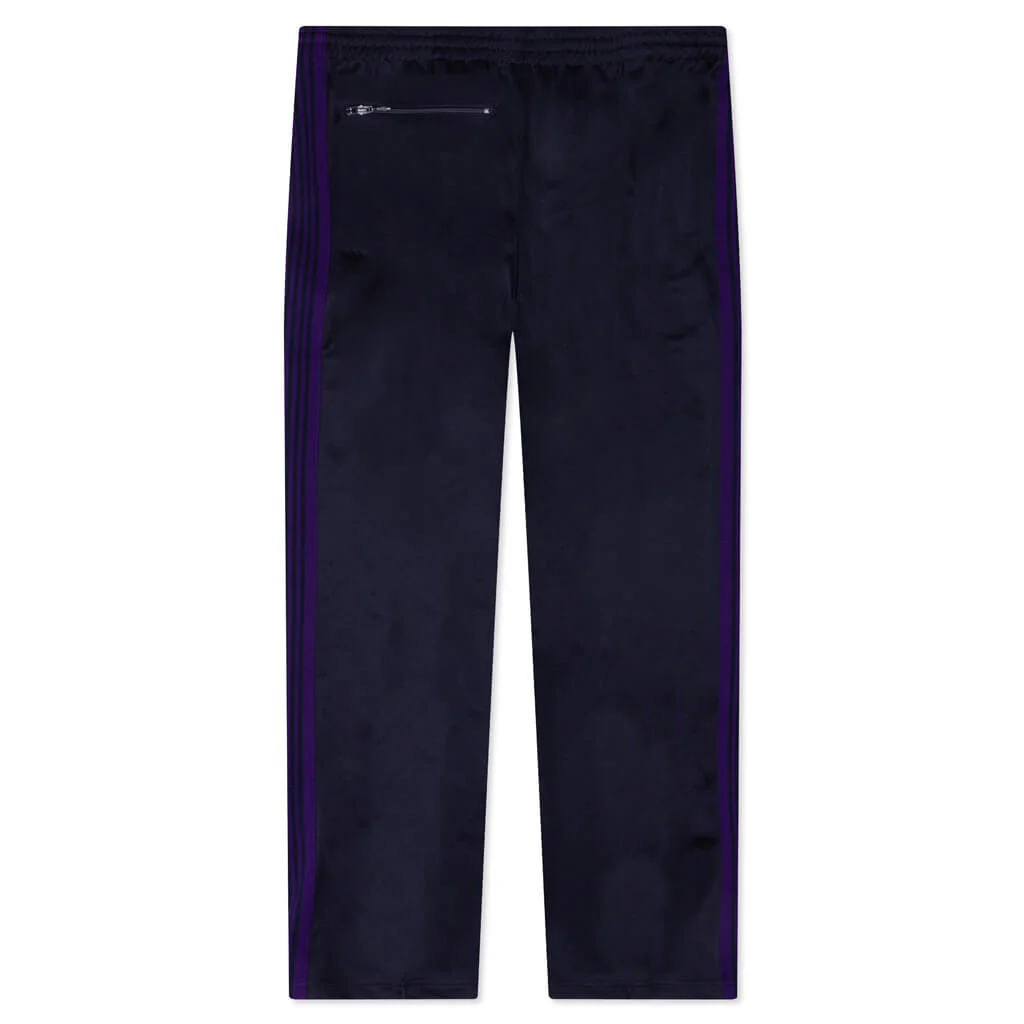 Narrow Track Pant Poly Smooth - Navy - Image 2