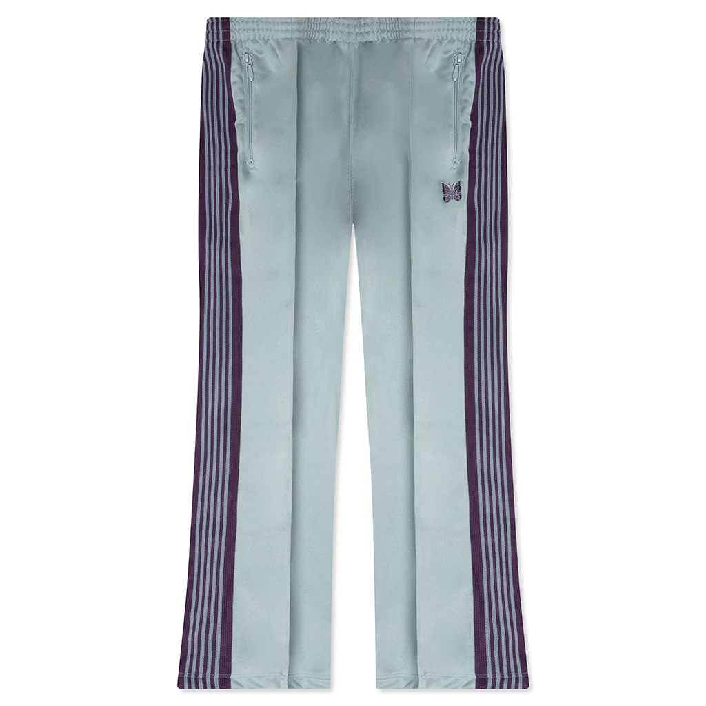 Poly Smooth Boot-Cut Track Pant - Sax