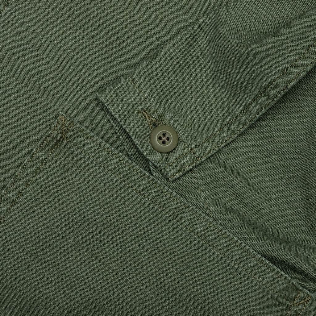Reversed Sateen Coverall - Olive - Image 4