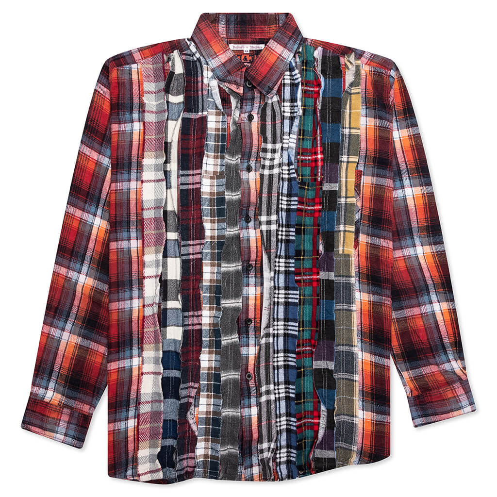 Ribbon Flannel Shirt - Assorted