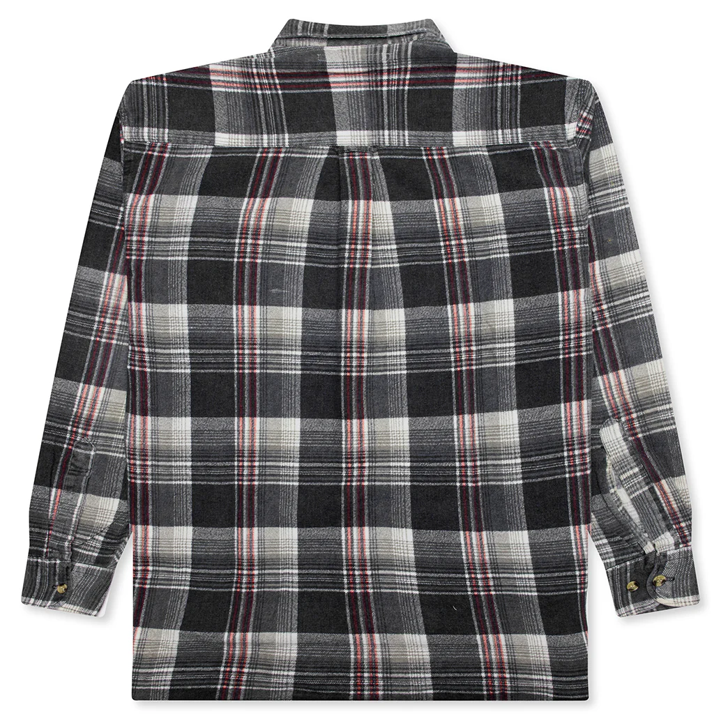 Ribbon Flannel Shirt - Assorted - Image 2