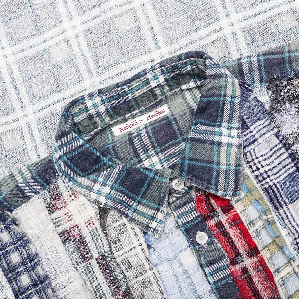 Ribbon Wide I.O. Flannel Shirt - Assorted - Image 3