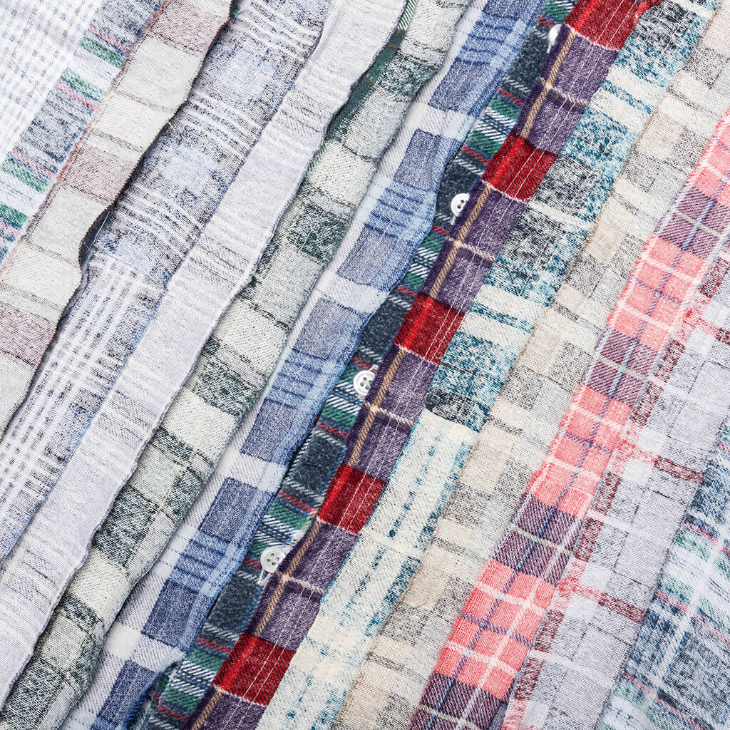 Ribbon Wide I.O. Flannel Shirt - Assorted - Image 4