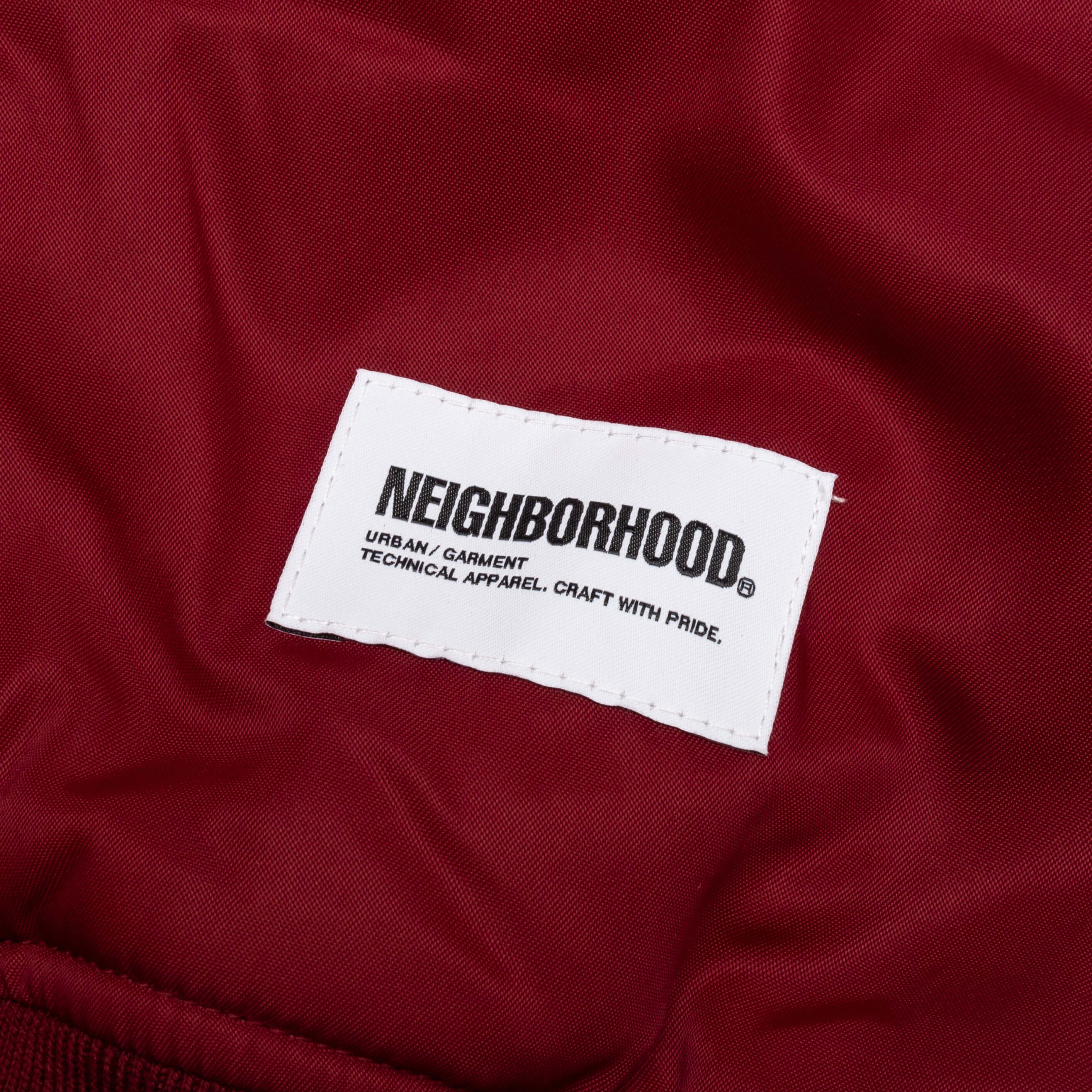 Baseball Jacket - Burgundy - Image 5