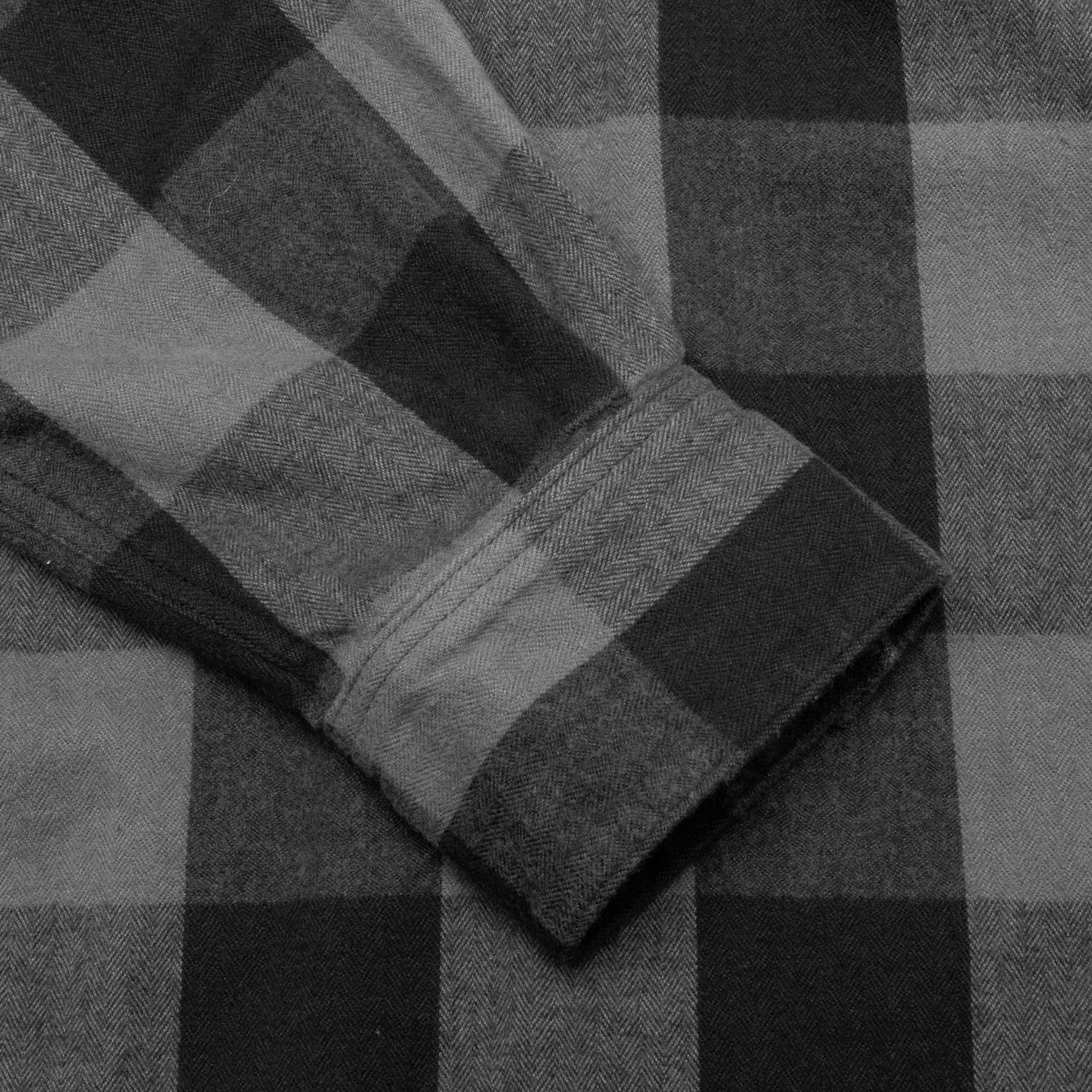Buffalo Check L/S Shirt - Grey - Image 5