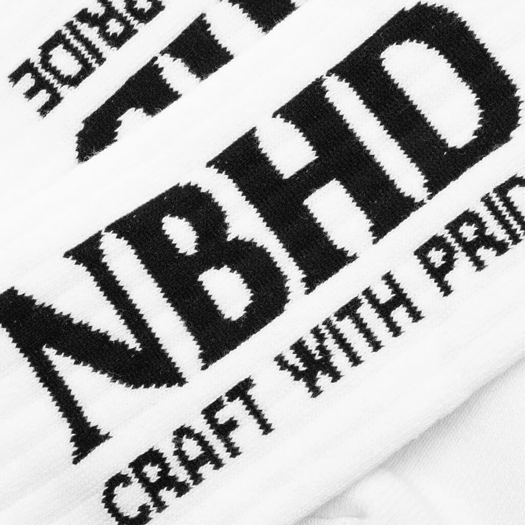 Logo Socks - White - Image 2