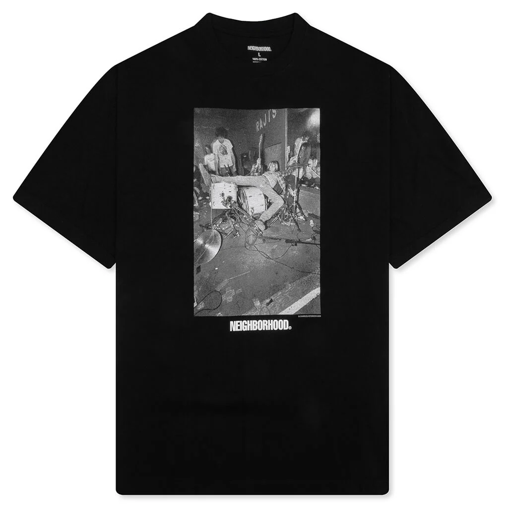 Neighborhood x Charles Peterson S/S Tee 3 - Black