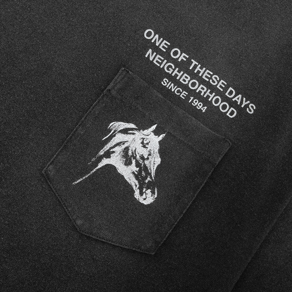 Neighborhood x One of These Days S/S Crewneck Tee - Black - Image 3