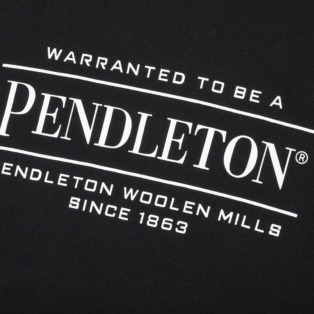 Pendleton .CO L/S Hooded Sweatshirt - Black - Image 4