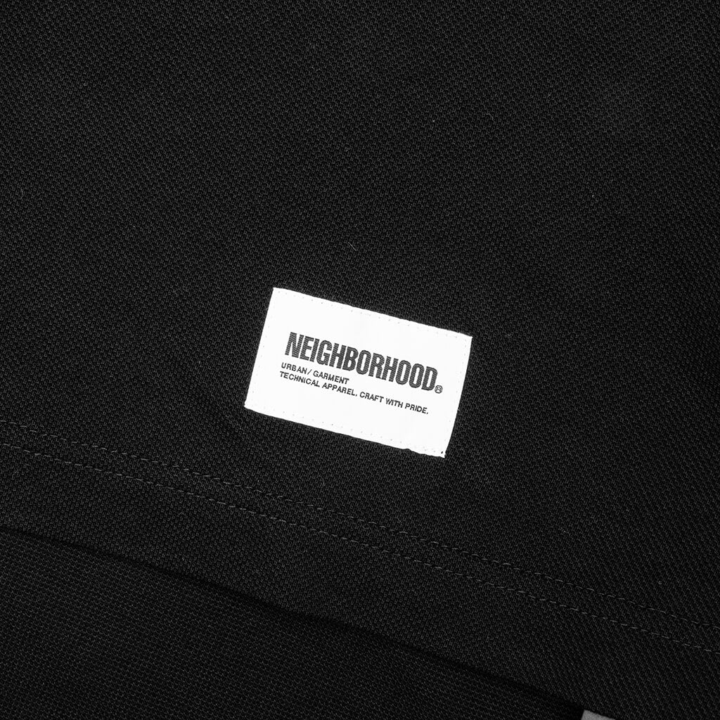 Pique Line S/S Polo Shirt - Black - Image 5