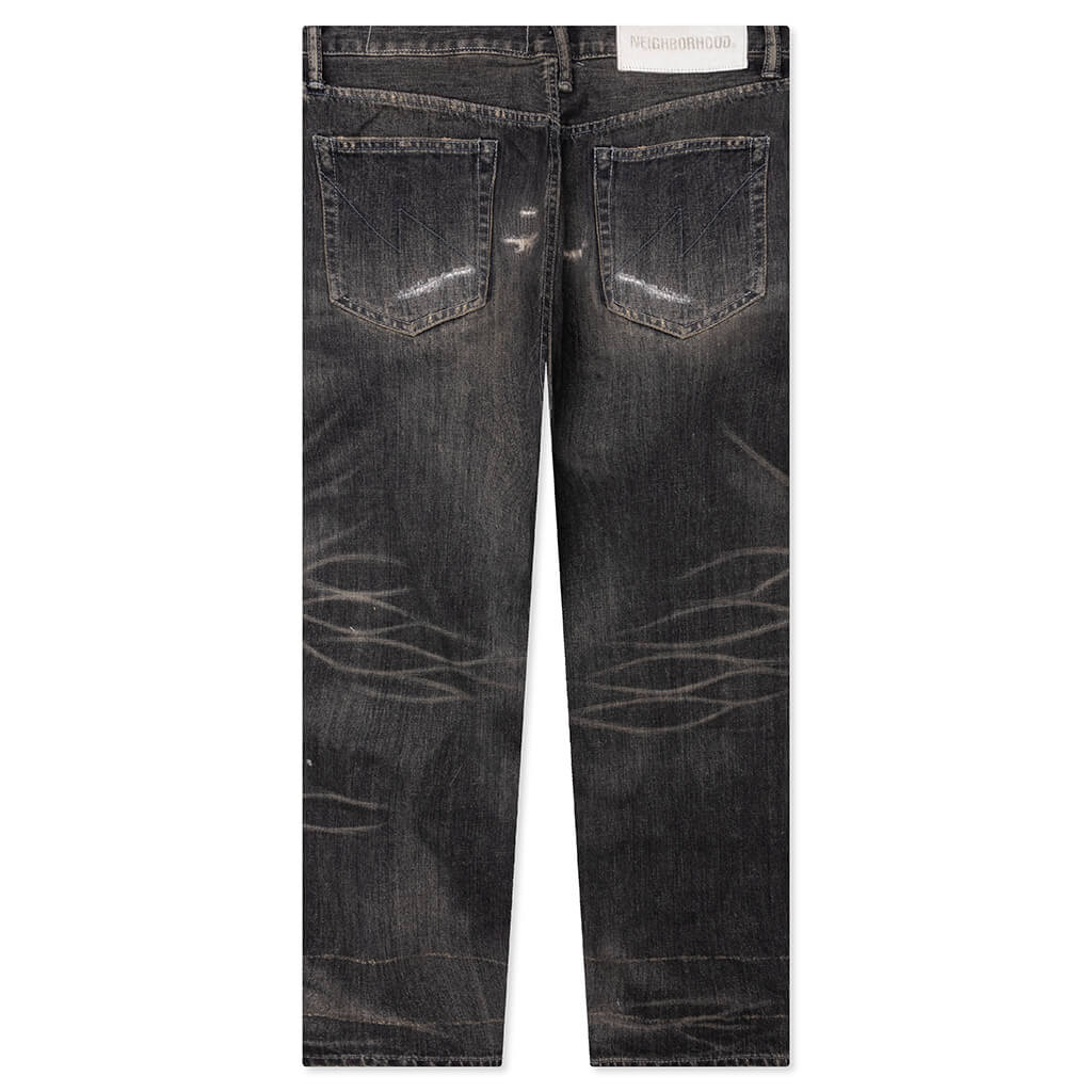 Savage Denim DP Wide Pants - Black - Image 2