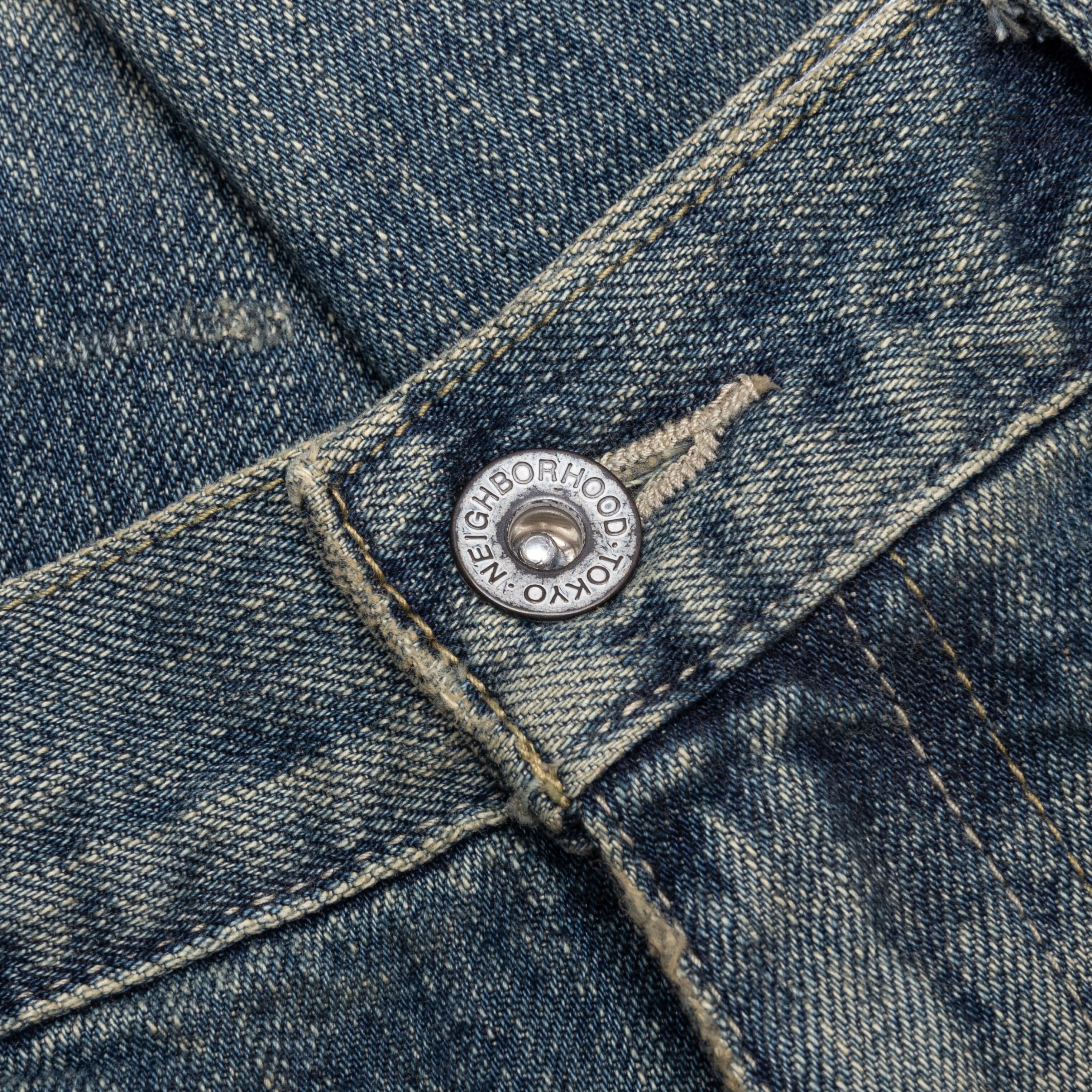 Savage Denim DP Wide Pants - Indigo - Image 4