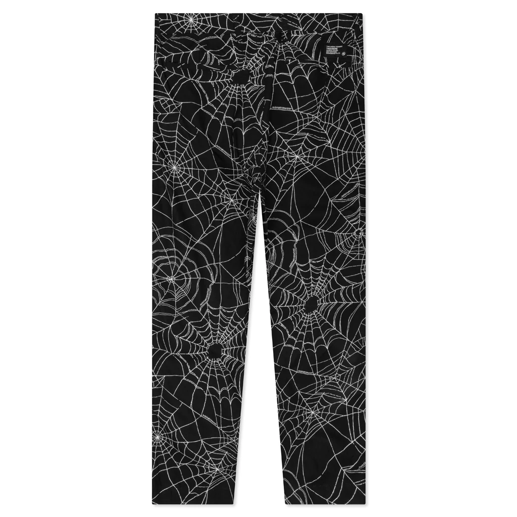 Spiderweb Tuck Pants - Black - Image 2