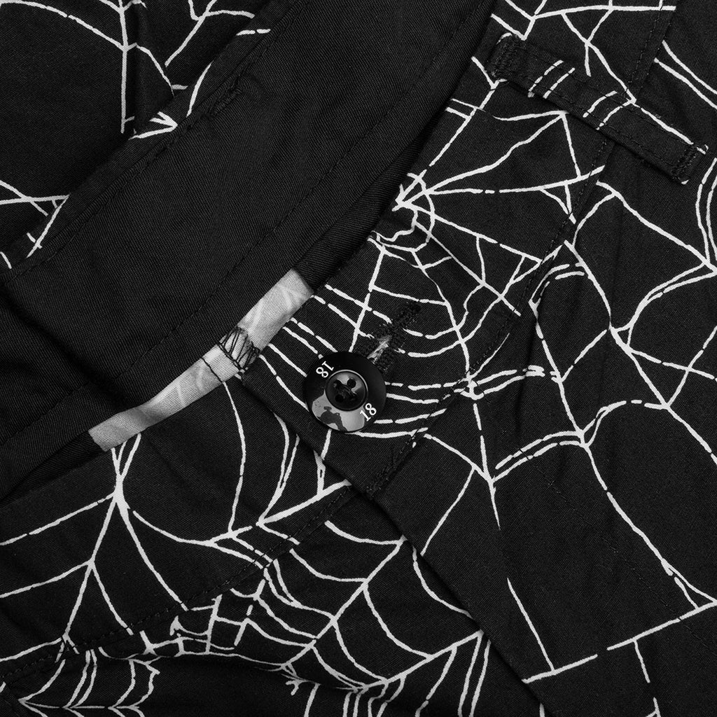 Spiderweb Tuck Pants - Black - Image 3