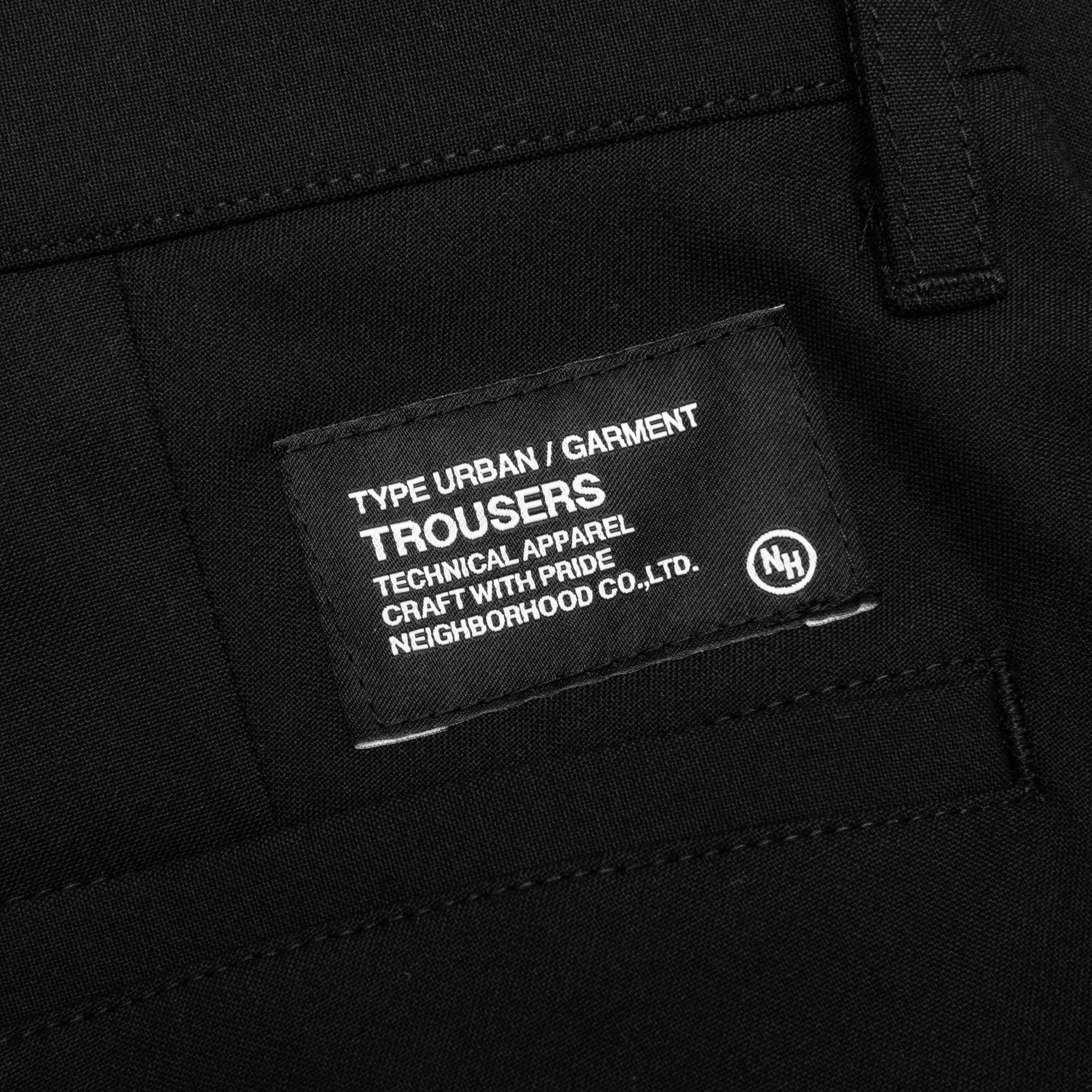Tuck Pants - Black - Image 6