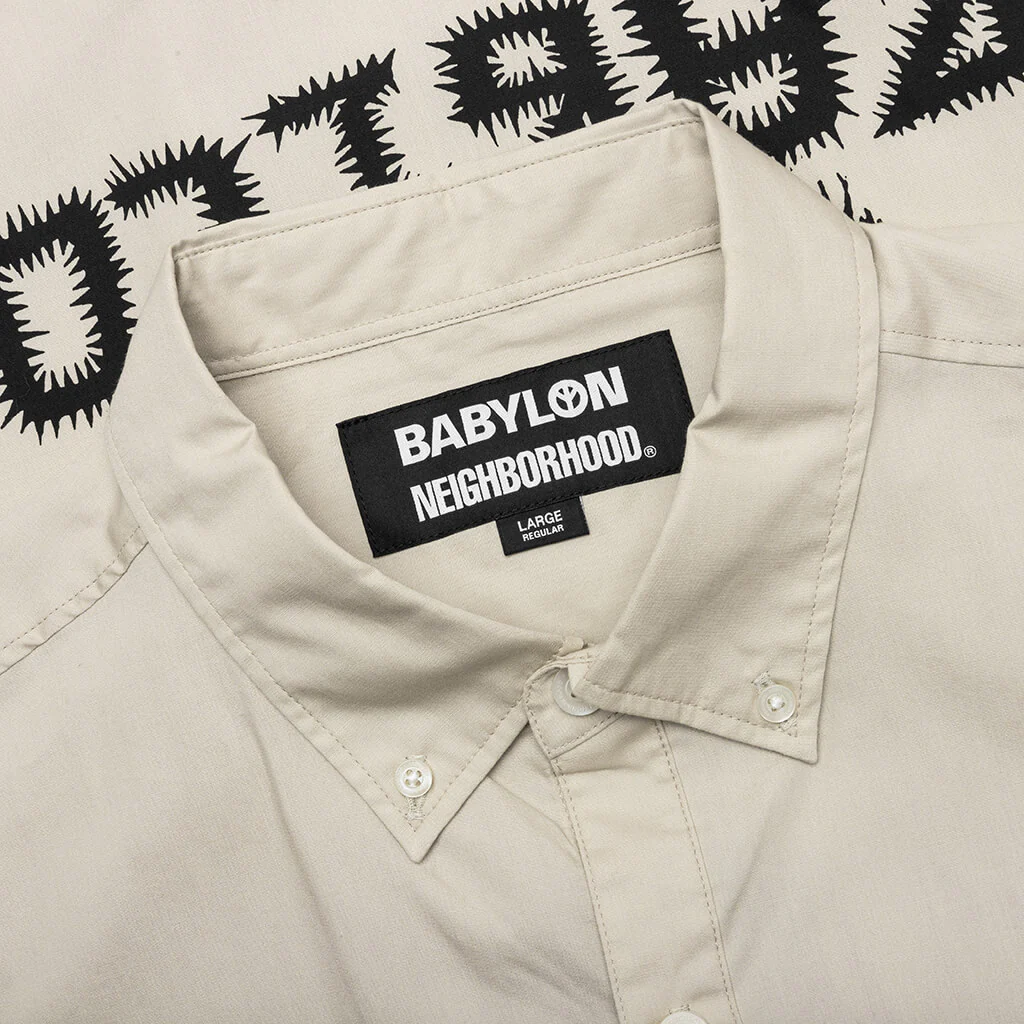 Neighborhood x Babylon BD Shirt SS-1 - Beige - Image 4