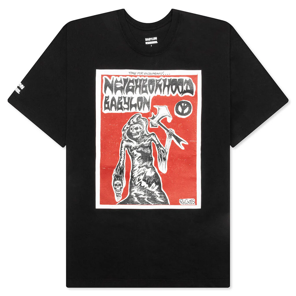 Neighborhood x Babylon Tee SS-4 - Black
