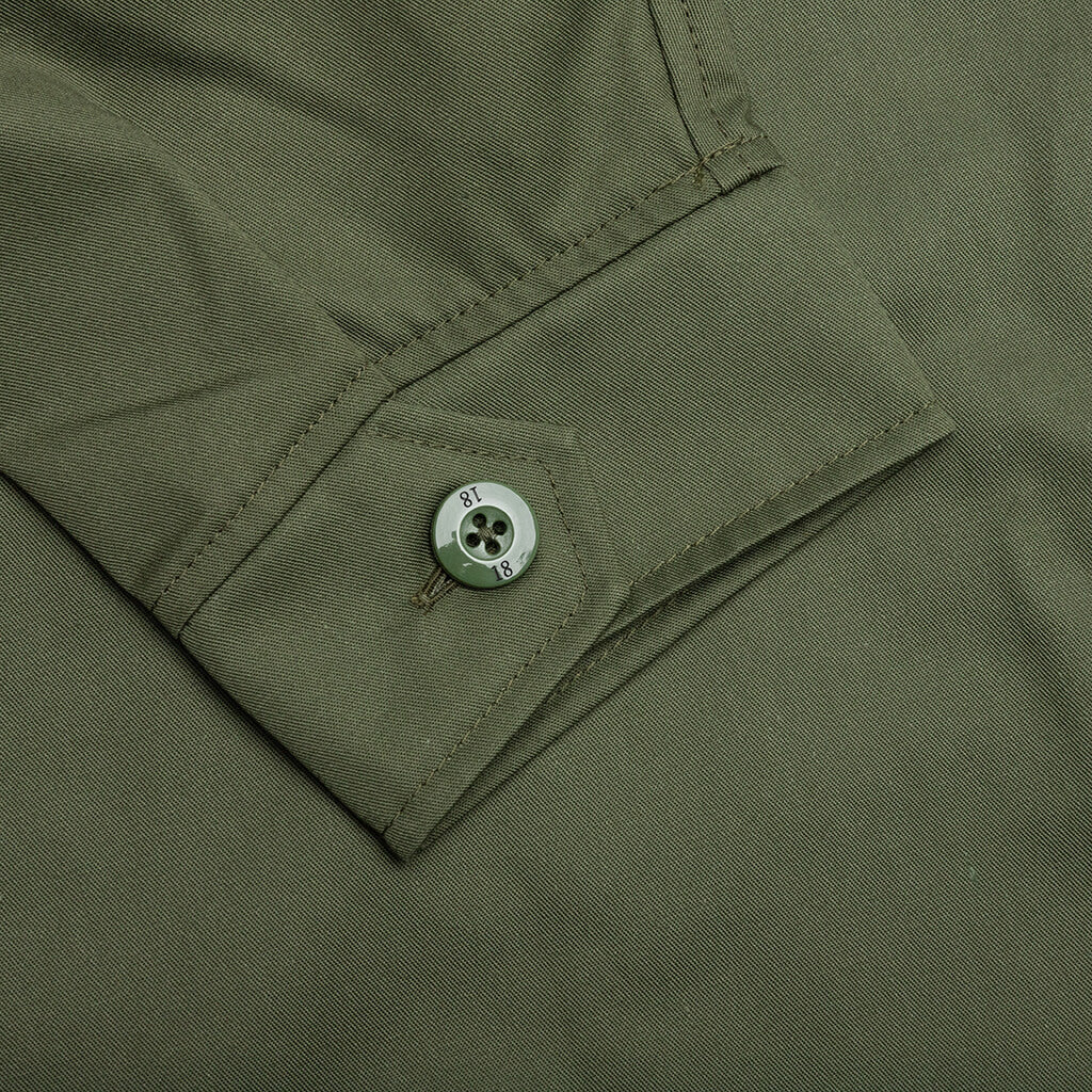 Zip Work Jacket - Olive Drab - Image 6