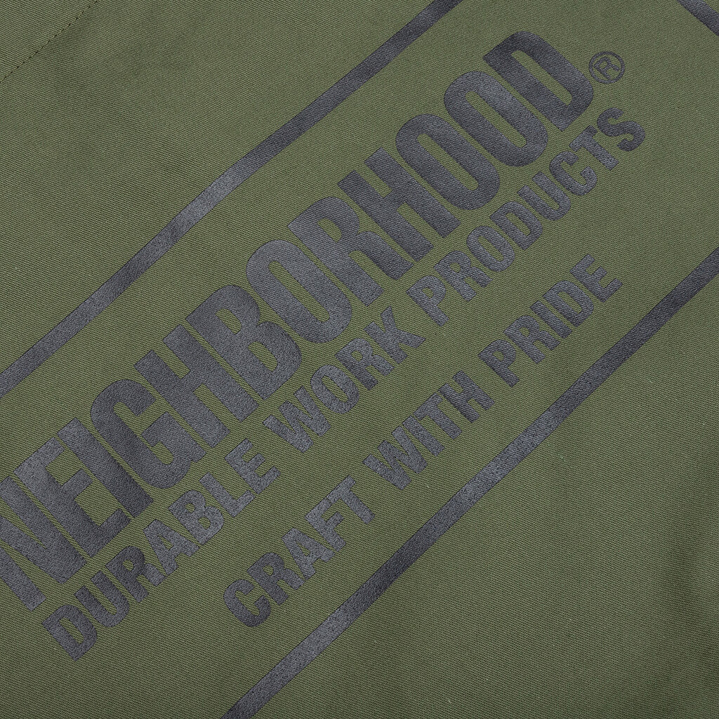 Zip Work Jacket - Olive Drab - Image 7