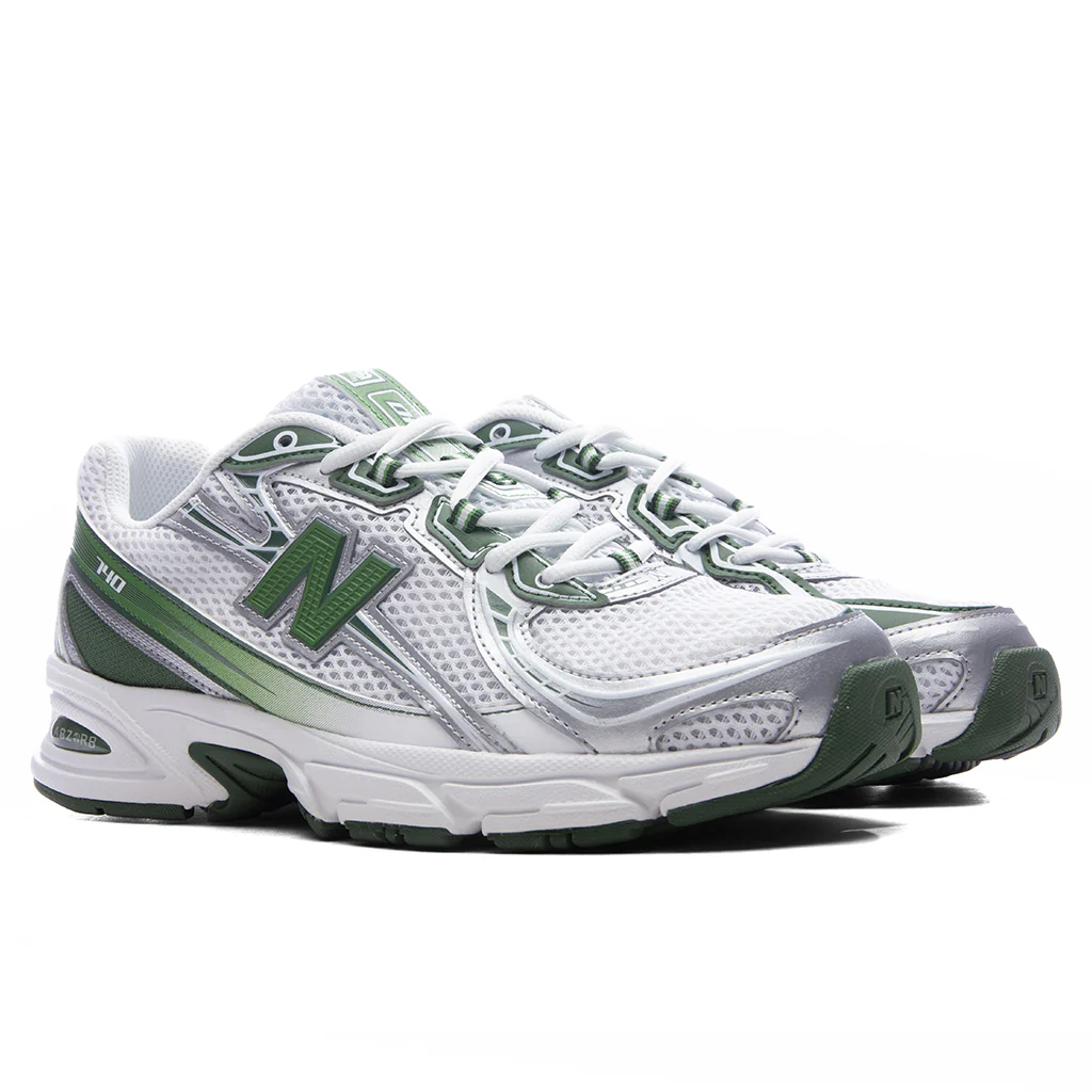 740 - White/Alpine Green/Silver Metallic - Image 2