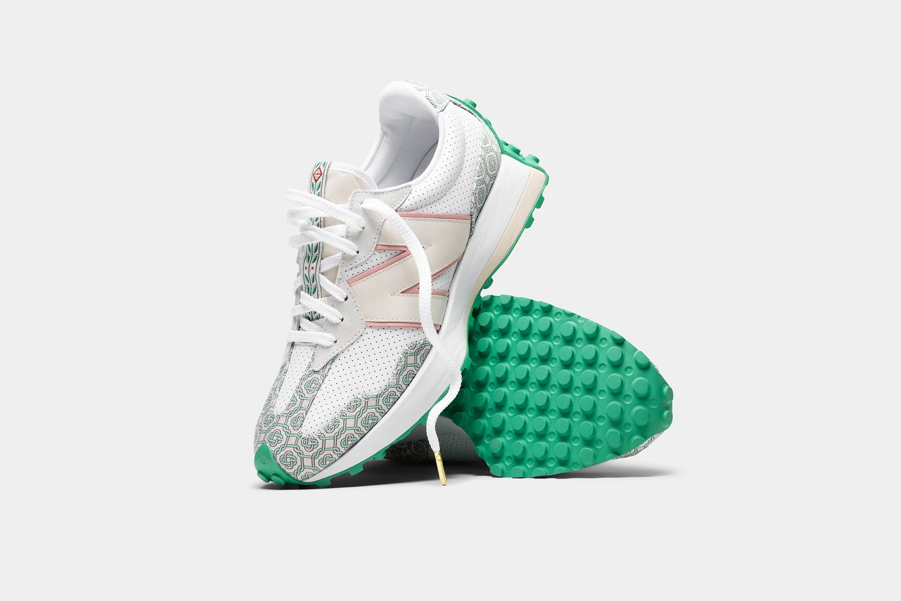 New Balance x Casablanca 327 - White/Grey - Image 6