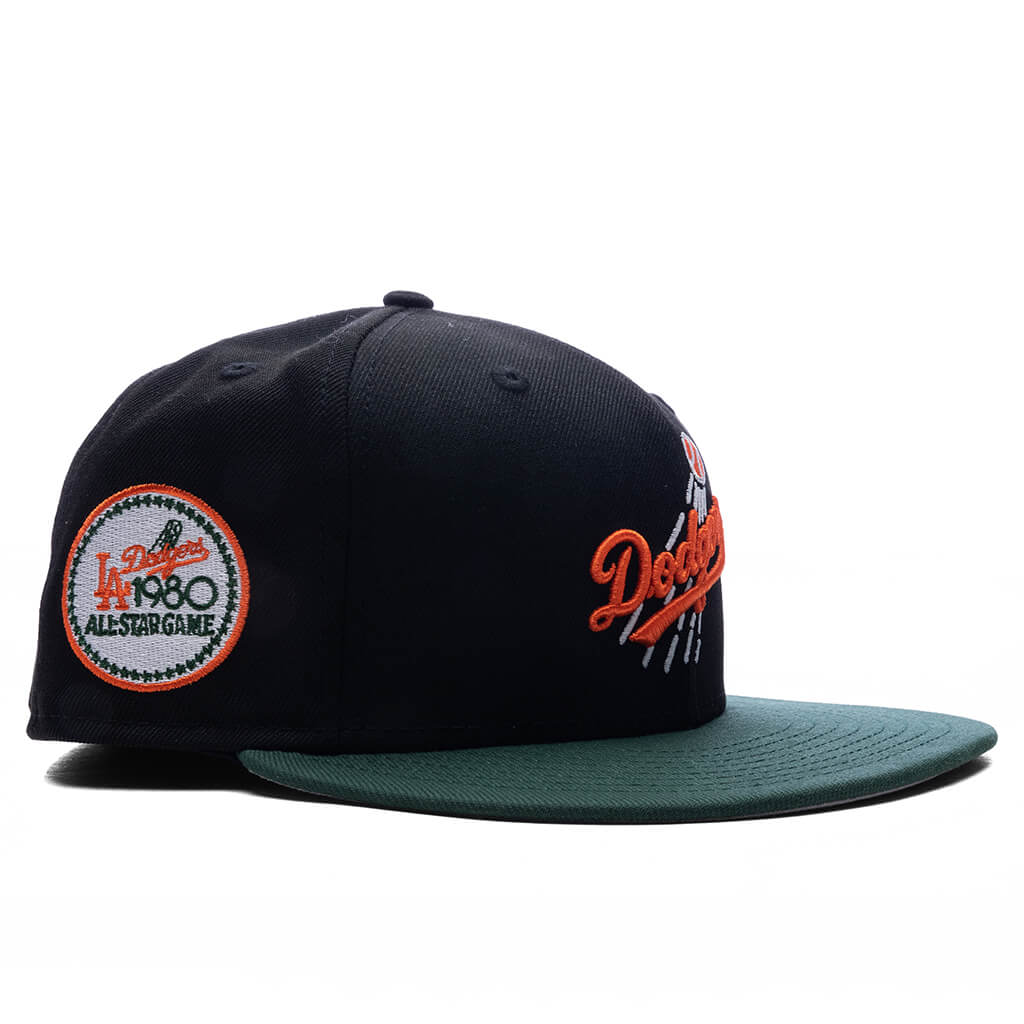 FEATURE x New Era 59FIFTY Fitted LA Dodgers Cooperstown - Black/Mountain Pine Green/Grey - Image 3