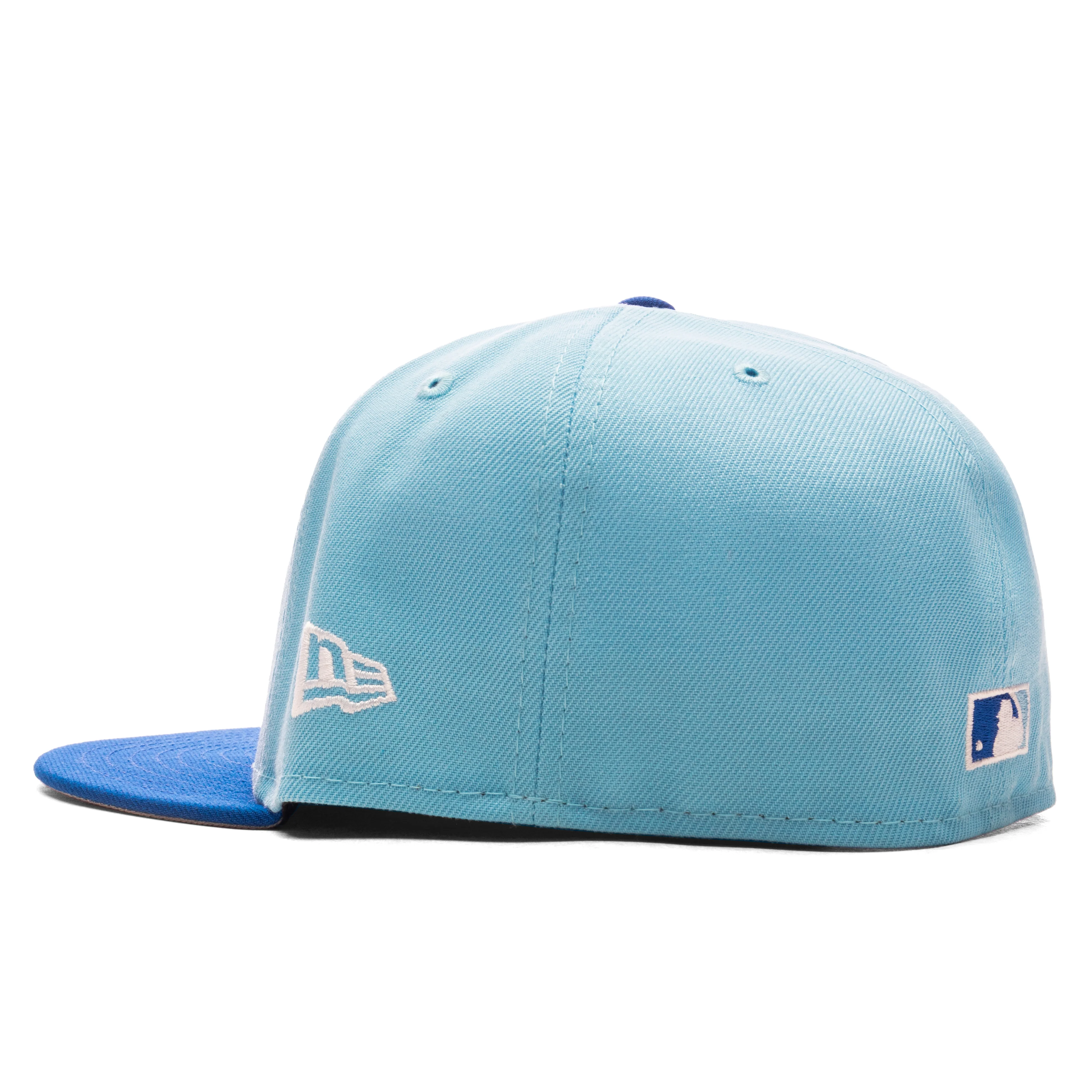 FEATURE x New Era 59FIFTY Fitted LA Dodgers Cooperstown - Doscientos Blue/Azure Blue/Grey - Image 4