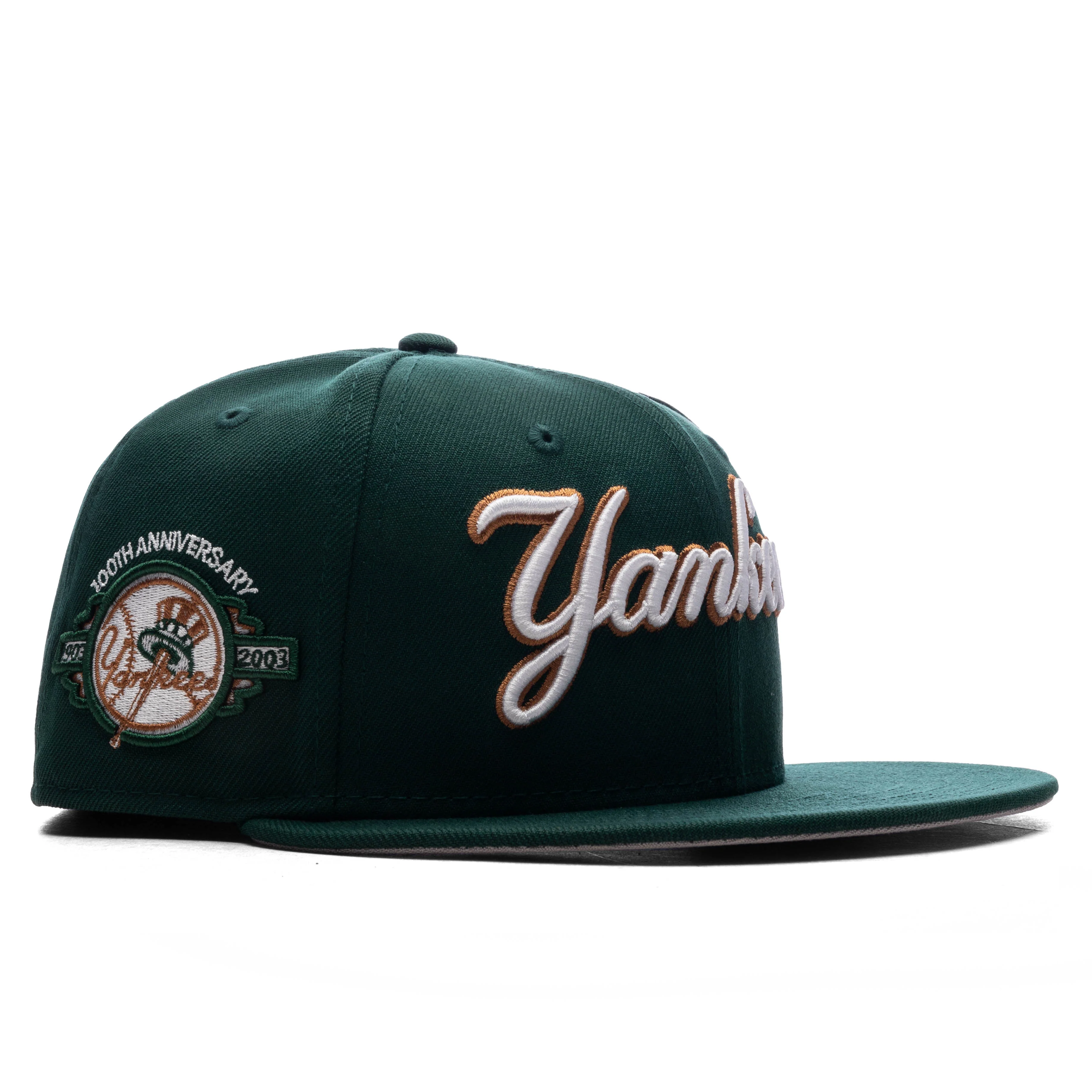 FEATURE x New Era 59FIFTY Fitted NY Yankees 100th Anniversary - Dark Green - Image 3