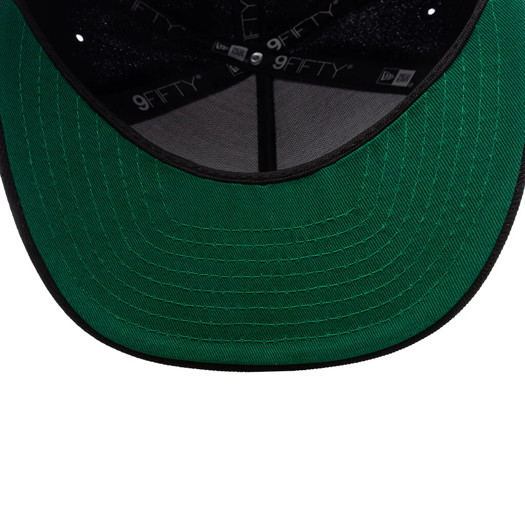 AZ Diamondbacks Upside Down Logo 9Fifty A-Frame Snapback - Black - Image 7