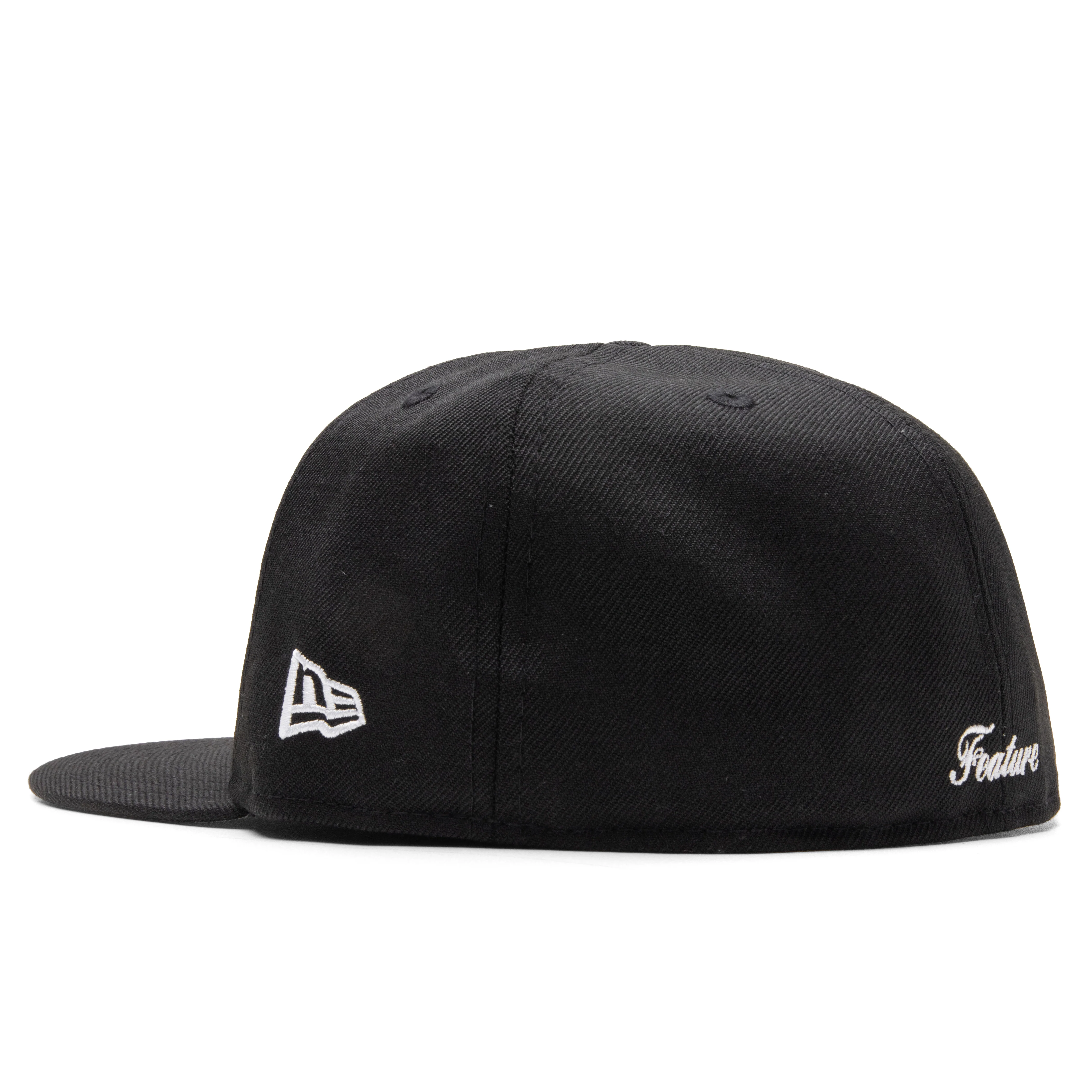 Feature x New Era 59FIFTY Fitted Old English F Wynn - Black/White - Image 4