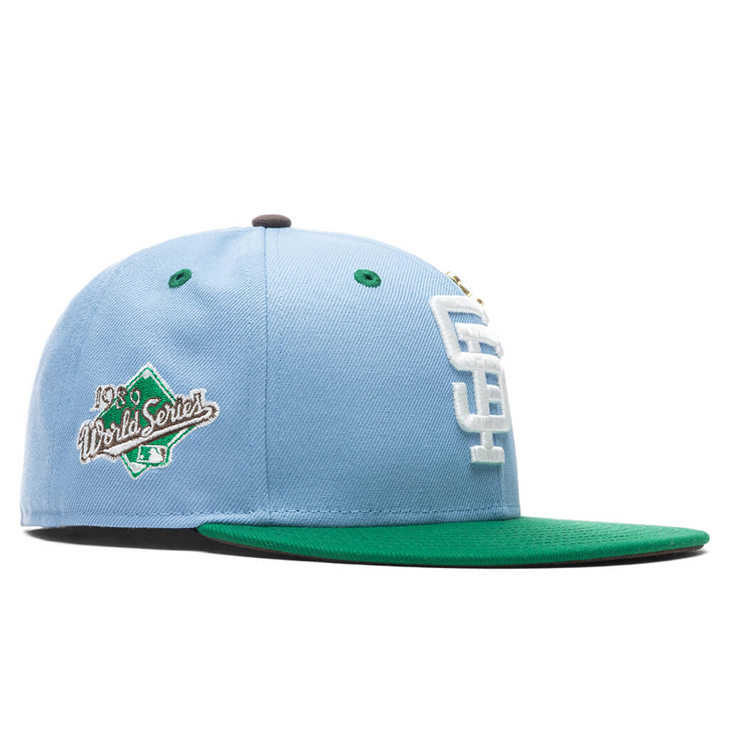 Feature x New Era "Earth" San Francisco Giants Fitted - Birdseye Blue/Kelly Green - Image 2