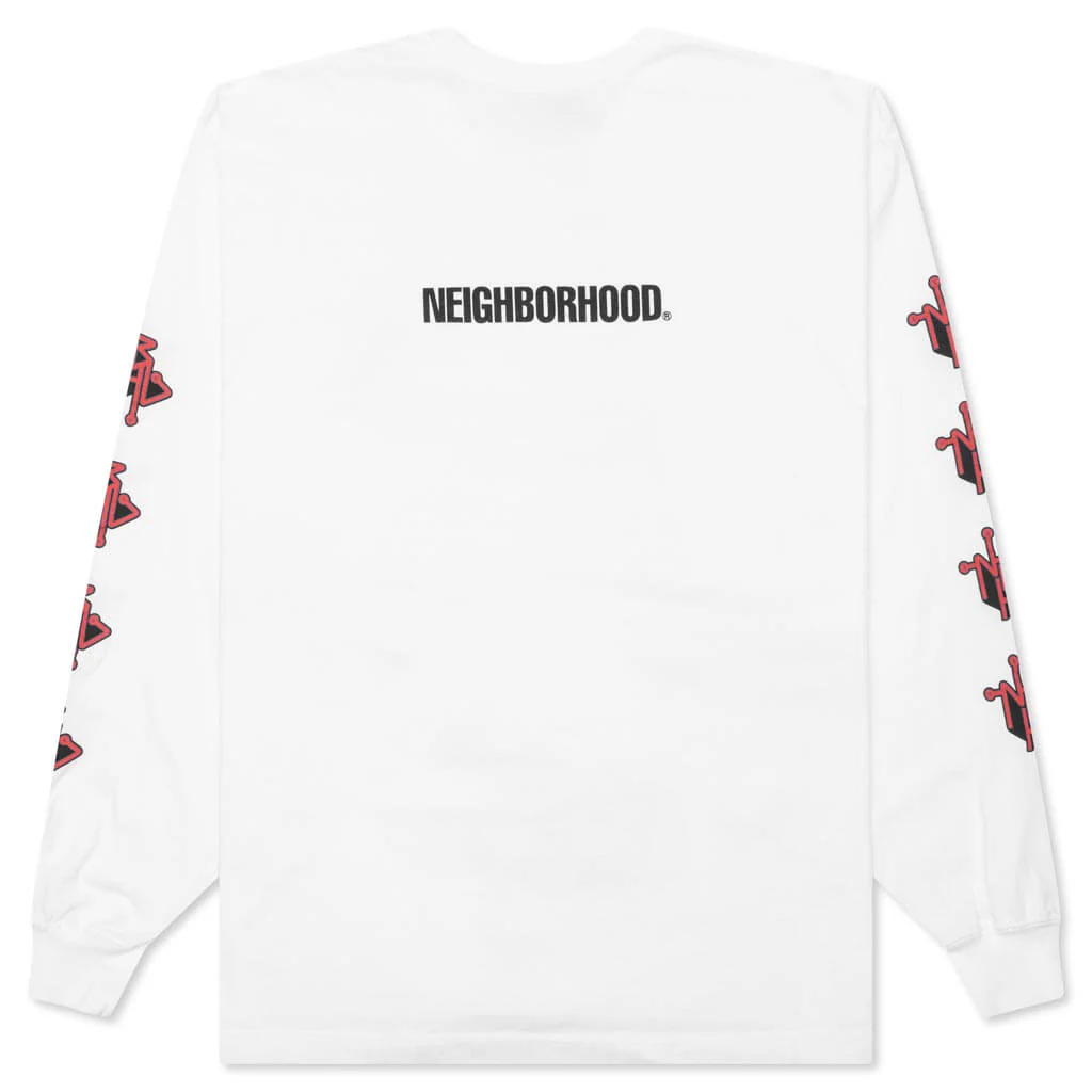 NH L/S Tee 12 - White - Image 2