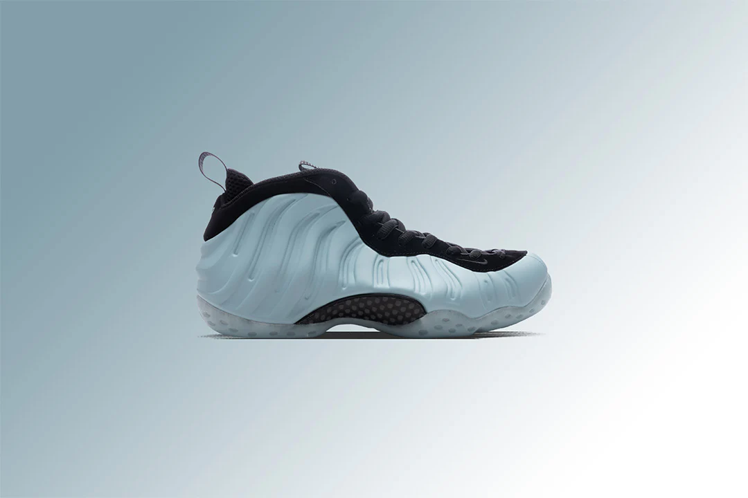 Air Foamposite One - Psychic Blue/Black - Image 5