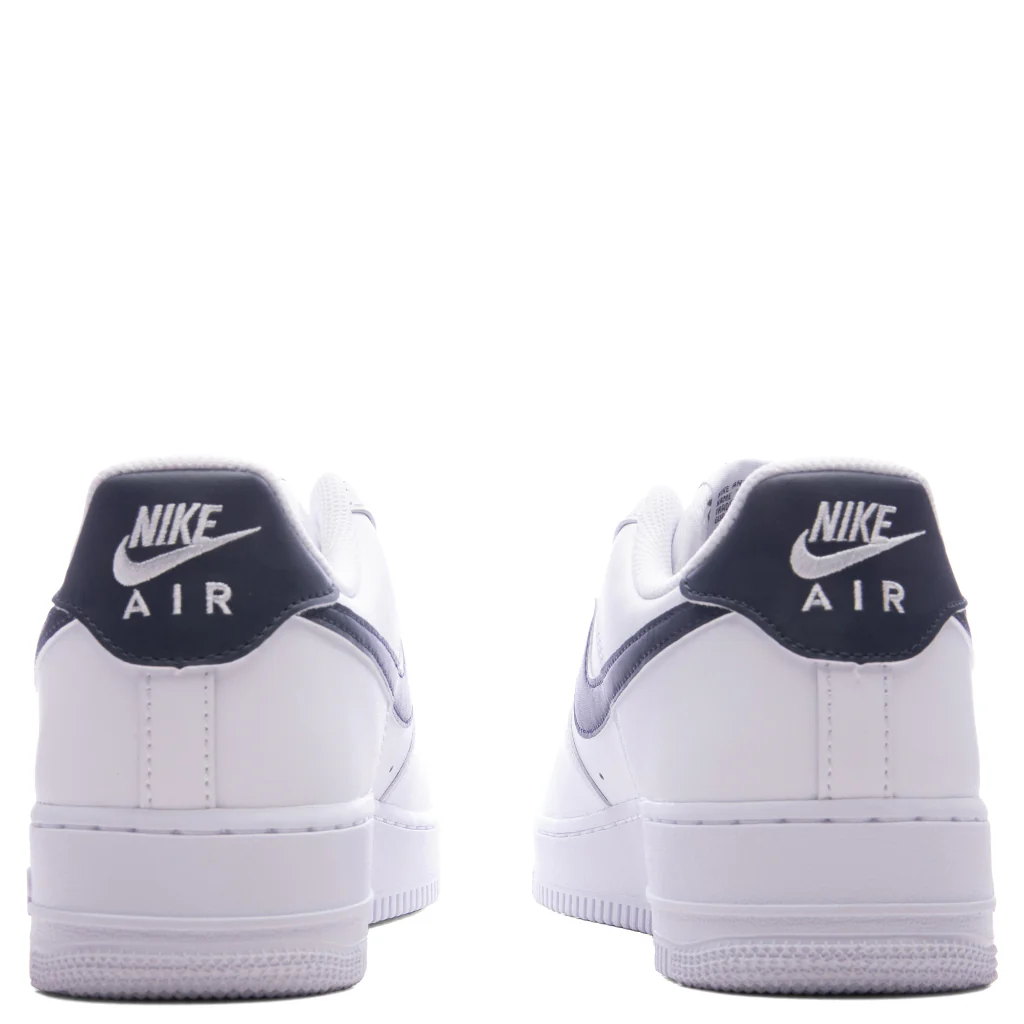 Air Force 1 '07 - White/College Navy - Image 4