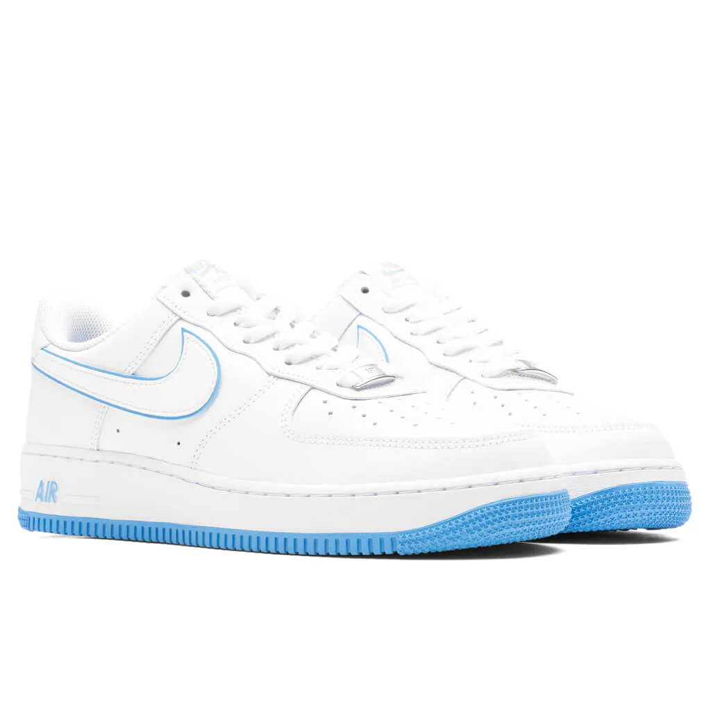 Air Force 1 '07 - White/University Blue/White - Image 2