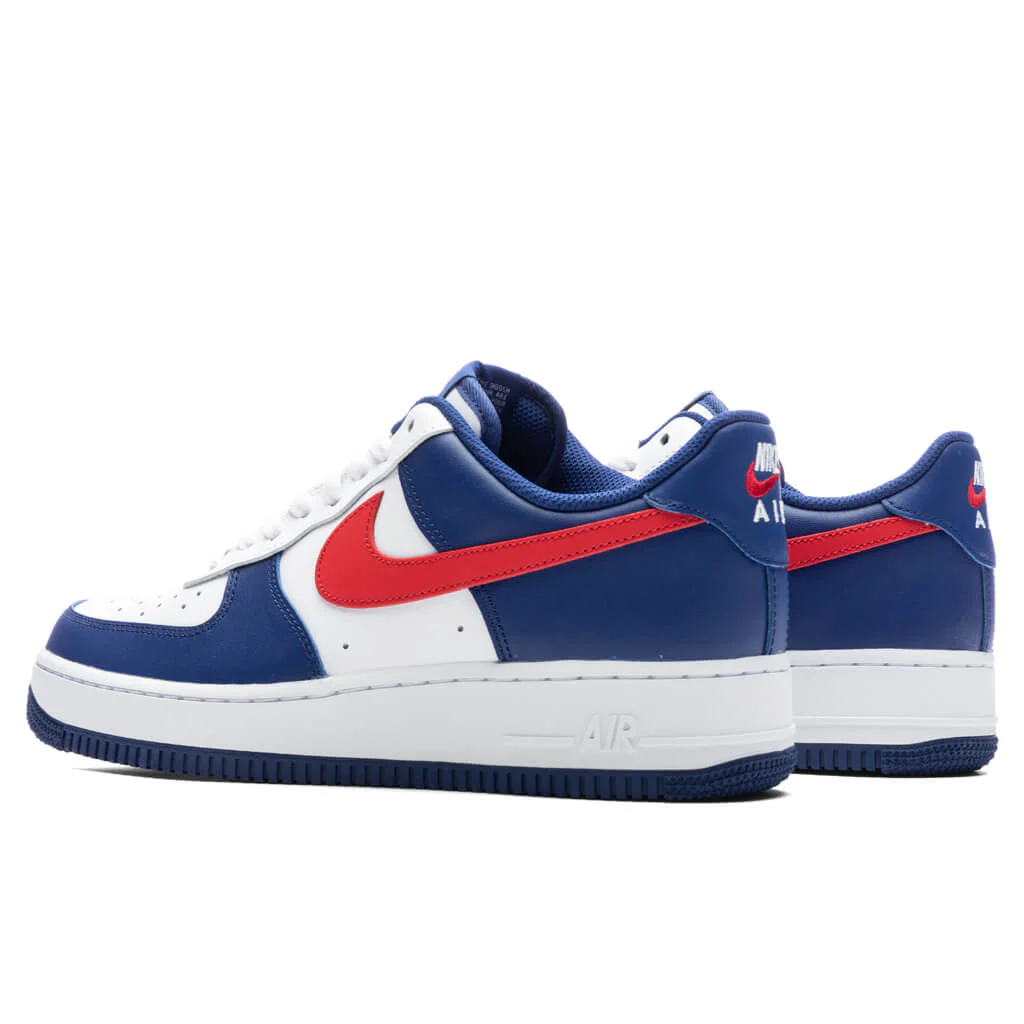 Air Force 1 '07 - White/University Red/Deep Royal - Image 3